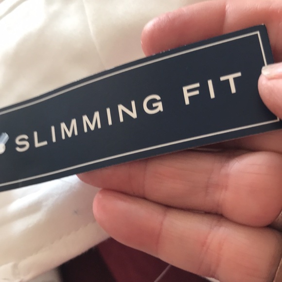 Chaps white preppy slacks NWT size 8 petite - Picture 7 of 7